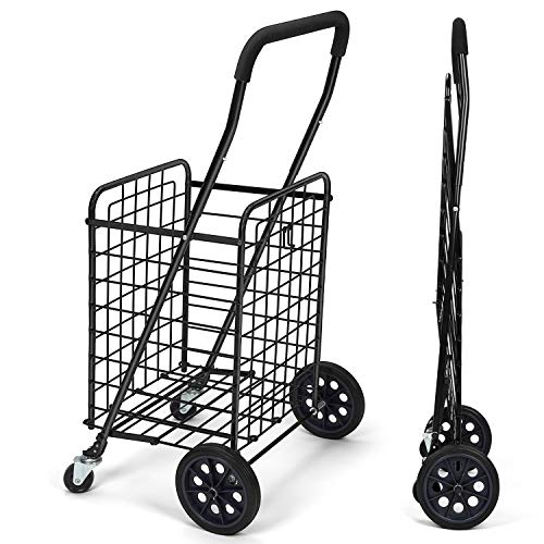 Sani-Cart Portable Popup Mini Cart, Wheeled for Mobility