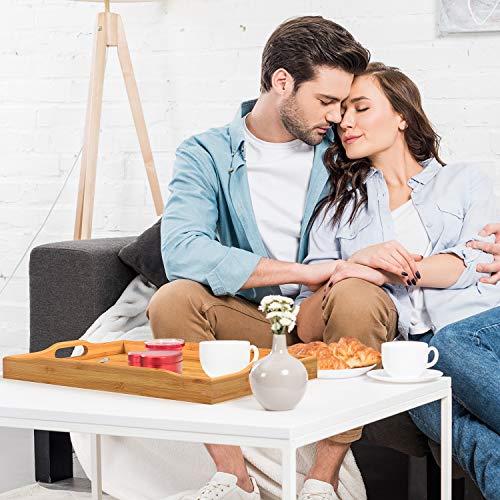 Bamboo Bed Tray With Foldable Legs - Multi-functional Breakfast & Laptop Tray By Pipishell